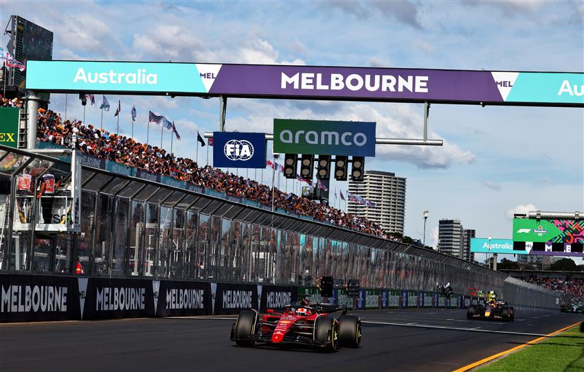 Melbourne F1 race track